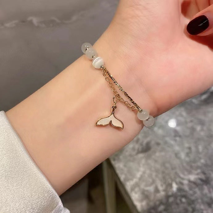 Venta al por mayor Brazalete De Viento Frío Todo Fósforo Ópalo